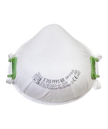 Oxyline 10x FFP3 NR respirator half mask dust mask without valve | Produced in the EU | CE 1437