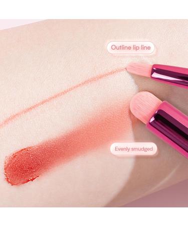 Retractable Lip Brush Concealer Makeup | Lipstick blending brush | Retractable lip brush | Precision lip brush | Lipstick applicator brush | Lip Brush For Lipstick | Gold Retractable Lip Makeup Brush - Buy Online on SooperMarket.com