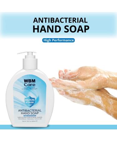 WBM Care Hand Soap - 16.8 fl oz Liquid Natural Ingredients Fresh Scent Effective Cleansing Eco-Friendly - International Shipping Available - Buy Online on SooperMarket.com