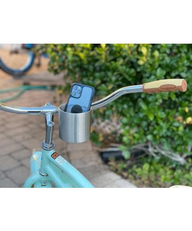 Kroozie Stealth Bike Cup Holder - Stainless Steel - Ultimate Handlebar Accessory for Bikes, E-Bikes & Scooters - Buy Online on SooperMarket.com
