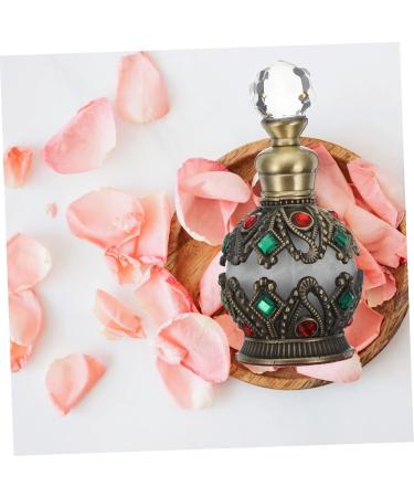 PLAFOPE Essential Oil Bottle Travel Container Diamond Inlaid Bottle Mini Perfume Bottle Toiletry Containers Refillable Perfume Bottle Diamond Inlaid Perfume Holder Perfumes Alloy - Buy Online on SooperMarket.com