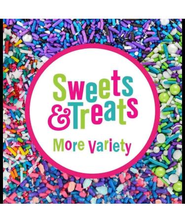 Sprinkles for Cake Cookie Cupcake Decorating and Baking - Summer Cake Decorations Sprinkles and Toppings in Bright Blue Jimmies Yellow Nonpareils and Pink Confetti Quin with Sun Candy Sprinkles Clear Skies - Buy Online on SooperMarket.com