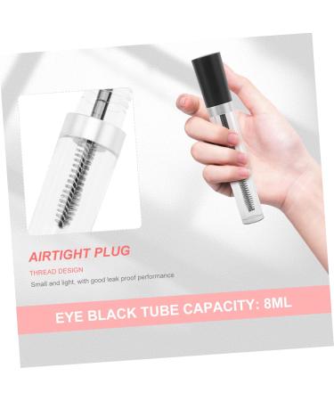 Healeved 4 Sets Empty Mascara Tube Clear Mascara for Eyelashes Volume Clear Eyelash Mini Funnel Plastic - Buy Online on SooperMarket.com