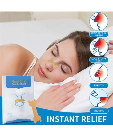 10 PCS Nasal Strips - Reduce Snoring & Improve Sleep - Instantly Relieve Nasal Congestion - 66*19mm - Buy Online on SooperMarket.com