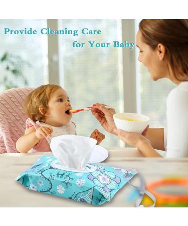 Buy Sannix Baby Wet Wipes Pocket - Reusable On-the-Go Dispenser for Portable Wipes | Ideal Baby Essentials - Buy Online on SooperMarket.com