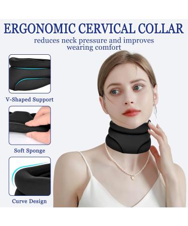 Cervicorrect Neck Brace for Snoring Neck Brace for Pain Relief Adjustable Soft Support Collar Can Be Used During Sleep Wraps Aligns and Stabilizes Vertebrae Relieves Pain and Pressure in Spine - Buy Online on SooperMarket.com