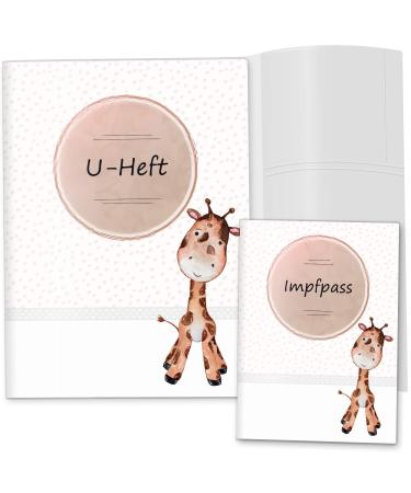OLGS U-Book and Vaccination Pass covers 3-part Set Safari Tour Tier |Examination booklet Shuffle & vaccination passport cover nice cutting not