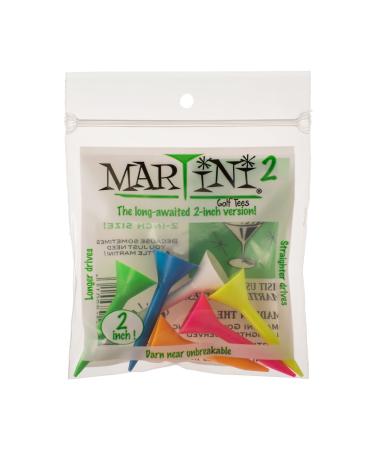 Martini 2 Golf Tees Pack of 2 (12 Tees)