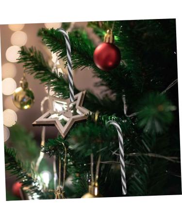HOLIDYOYO 10pcs Candy Cane Set Canes for Tree Lollipops Large Candy Canes Edible Crutch Christmas Gold Plastic 12.00X4.50X0.70CM - Buy Online on SooperMarket.com