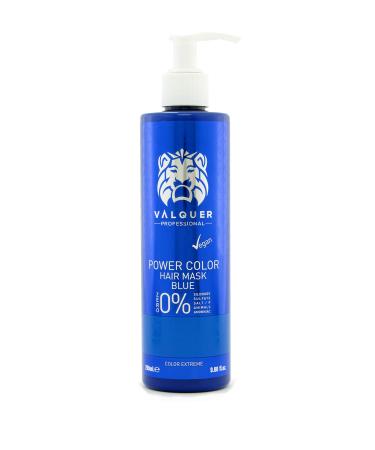 V lquer Professional Power Color Mask for colored hair.Vegan and without sulfate (blue).Hair color amplifier- 275 ml Blue 290 ml (1-pack)