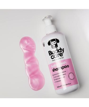 BuddyCare Baby Fresh Dog Shampoo - 3 x 500ml | Puppy Shampoo with Aloe Vera & Provitamin B5 for Dogs 8 Weeks & Older - Fragrant Baby Powder Formula - Buy Online on SooperMarket.com