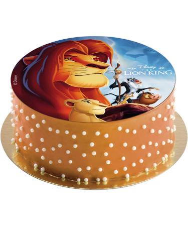 Dekora 236039 Lion King Edible Sugar Wafer Cake Topper 20cm 20 cm The Lion Konig - Buy Online on SooperMarket.com