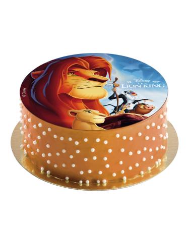 Dekora 236039 Lion King Edible Sugar Wafer Cake Topper 20cm 20 cm The Lion Konig