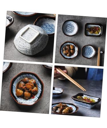 Zerodeko 2pcs Vintage Sauce Dish Dipping Sauce Plate Condiment Bowls Sushi Plushie Dipping Dishes Small Side Dish Japanese Dishes & Plates Appetizer Plate Flavor Dish Tableware Ceramics - Buy Online on SooperMarket.com