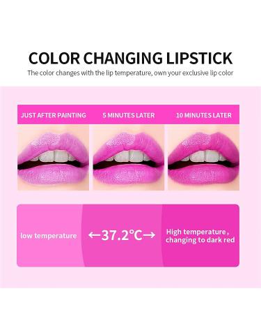 Skynest Magic Temperature Changing Lip Balm Set - Long Lasting & Waterproof Lip Care for Women - Buy Online on SooperMarket.com
