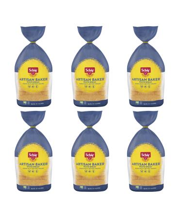 Schar - Artisan Baker White Bread - Certified Gluten Free - No GMO's, Dairy or Wheat - (14.01 oz) 6 Pack 14.1 Ounce (Pack of 6)