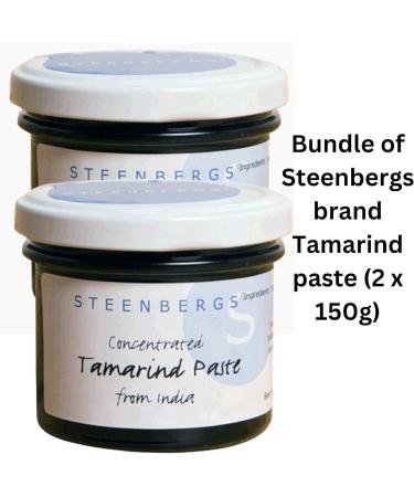 Tamarind Paste Concentrate (Makes 4 x Weight in Paste) Bundle Consisting of 2 x Steenbergs Tamarind Paste Concentrate 150g. Makes 1.2kgs of Paste - Buy Online on SooperMarket.com