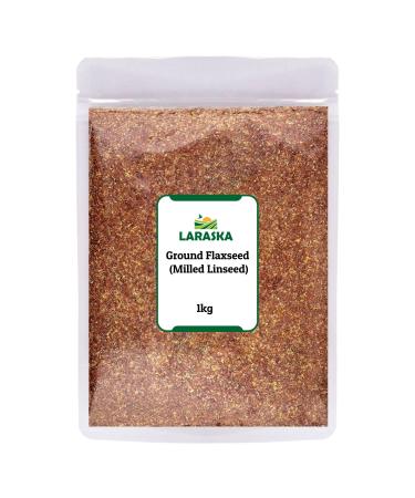 Ground Flaxseed (Milled Linseed) 1kg by Laraska