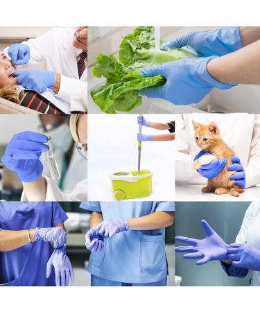 Dr.GreenPanda Blue Nitrile Medical Exam Gloves - 1000pcs, Latex&Powder Free, 3mil, Medium - Ideal for Healthcare, Food Prep, Cooking, Cleaning - Multipurpose Gloves - Buy Online on SooperMarket.com