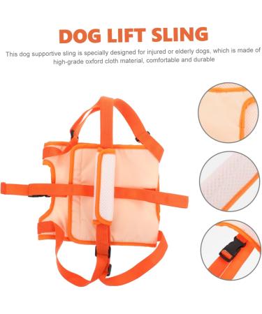GANAZONO Pet Leg Assist Belt Puppy Rehabilitation Dog Vest Pet Lift Chest L Orange - Buy Online on SooperMarket.com