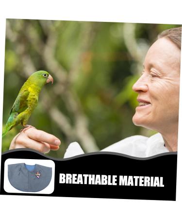 Happyyami Parrot Training Shoulder Pad Parrot Clothing Protector Bird Rack Anti-Scratch 55.50X37.00X1.00CM As Shown - Buy Online on SooperMarket.com