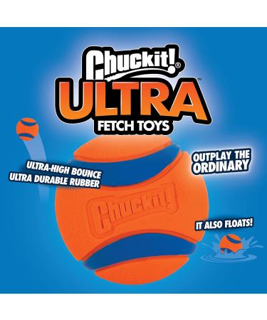 ChuckIt! Canine Hardware Medium Ultra Balls Classic 4-Pack Orange 4 Pack - Buy Online on SooperMarket.com