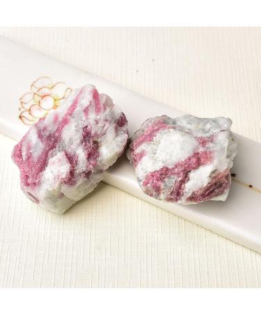 1pc Natural Pink Tourmaline Crystal Mineral Irregular Rough Stone Specimen Rock for Home Fish Tank Decoration Household (Color : Tourmaline 1pc Size : 25-45g) 25-45g Tourmaline 1pc - Buy Online on SooperMarket.com