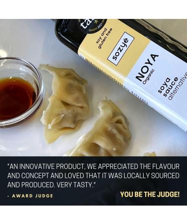 Organic Soy-Free NOYA Sauce- Gluten-Free, Plant-Based, UK Brewed - 250ml Glass Bottle - Buy Online on SooperMarket.com