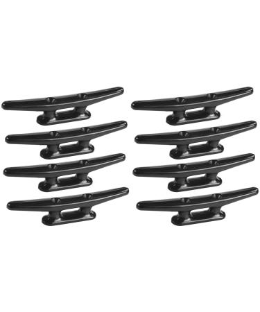 MIZUGIWA Nylon Boat Cleats 6 inch Boat Dock Cleat Black 6 INCH - 8PCS
