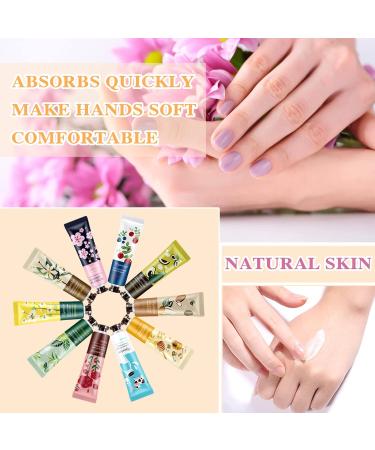 10 Pack Natural Plant Fragrance Hand Cream for Dry Hands Moisturizing Hand Care Cream Hand Lotion Travel Gift Set Travel Size Hand Lotion Set for Men and Women-30ml - Buy Online on SooperMarket.com