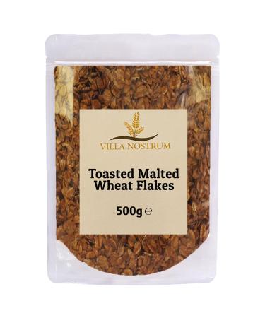 Toasted & Malted Wheat Flakes 500g by Villa Nostrum