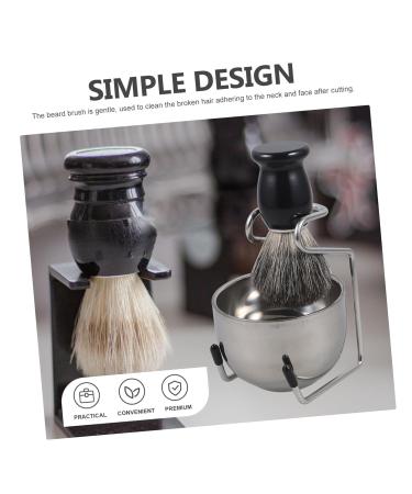 FOMIYES 5 Sets Beard Brush Set - Professional Shaving Kit with Mug & Stand for Men | Must-Have Grooming Essentials - Buy Online on SooperMarket.com