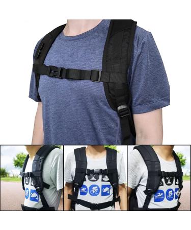 Adjustable Chest Strap Backpack - Quick Lock Belt for Climbing Jogging & Travel | 2 Pieces - Buy Online on SooperMarket.com