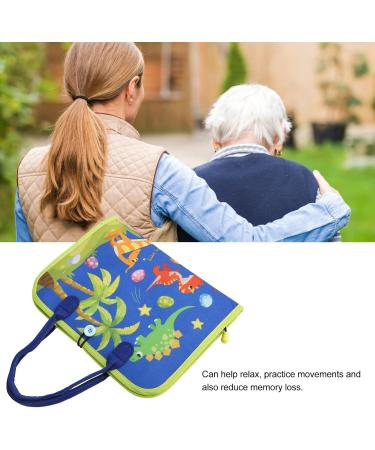 Fidget Blanket for Dementia Alzheimers Sensory Blanket for Adults with Dementia Aids in Improve of Autism and Elderly with Alzheimers Sensory Stimulation and Memory Loss Anxiety Relief - Buy Online on SooperMarket.com