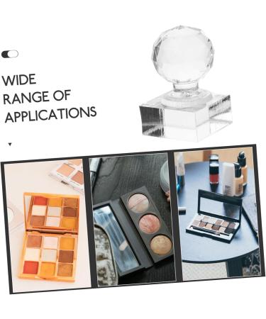 Baluue Eye Shadow Plate Pressed Powder Stamper Mini Eyeshadow Press Tool Eyeshadow Tool Transparent Acrylic 3.00X1.85X1.85CM Transparent - Buy Online on SooperMarket.com