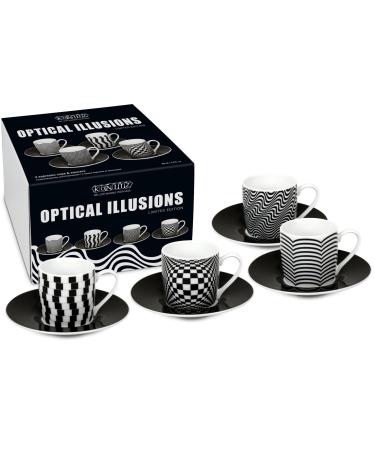Konitz Espresso in GK Optical Illusions Set of 4