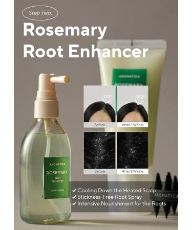 Buy AROMATICA Rosemary Scalp Care Gift Set Hydrating Treatment Scrub & Brush Sulfate Silicone & Paraben-Free International Shipping Available - Buy Online on SooperMarket.com