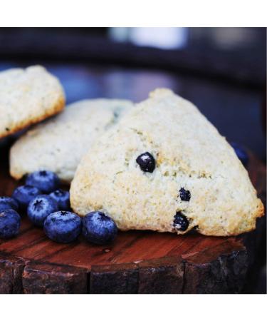 Sticky Fingers Bakeries English Scone Mix with Wild Blueberry - Easy to Make Scones, Makes 12 Fresh Baked Scones - 1 Pound Pack - Buy Online on SooperMarket.com