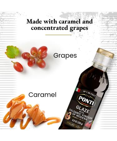 PONTI GLAZE WITH MOSCATO GRAPE MUST Balsamic Grape Moscato - Buy Online on SooperMarket.com