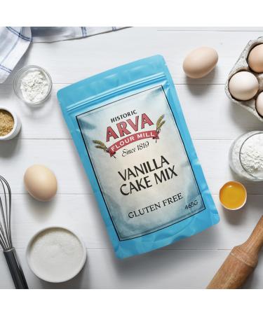 Gluten Free Cake Mix Vanilla Cake Mix 465g Makes a 9x9 Cake or 12 Cupcakes 100% GF Mix - Made in Canada by Arva Flour Mills - Buy Online on SooperMarket.com