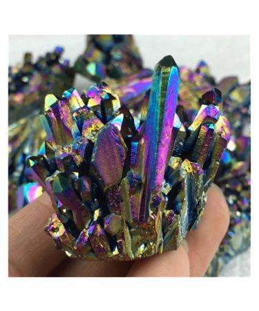 Natural Crystal Rough 150g 1pcs Quartz Crystal Rainbow Cluster Mineral Specimen Reiki Healing