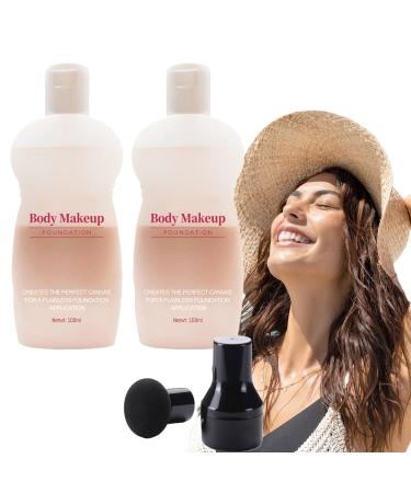 Body Makeup Foundation Body Makeup Waterproof Foundation Body Makeup Foundation 100mL (2pcs)