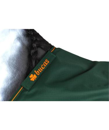 Marengos by Bucas Winter Blanket 1200d - Waterproof & Breathable Irish Turnout 125cm (200g/m ) - Green/Orange - Buy Online on SooperMarket.com