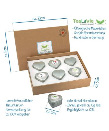 TeaLaVie 6-Pack Herbal Tea Gift Set (45g) - Perfect Thank You Gift Idea 2024 | Premium Loose Leaf Tea - Buy Online on SooperMarket.com