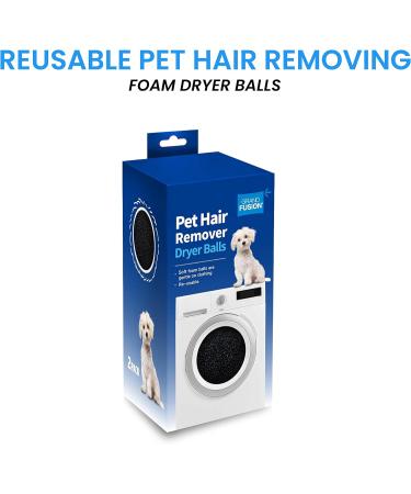 Reusable Pet Hair Remover - Foam Dryer Balls for Dog & Cat Hair - Lint Remover Pack of 6 - Clean Clothes & Laundry - Buy Online on SooperMarket.com