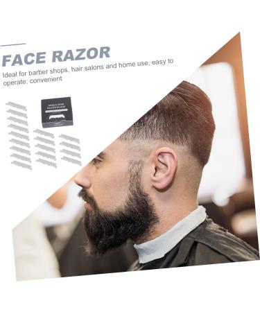 Magiclulu 300 pcs Razor Blade Facial Cutter - Precision Stainless Steel Hairdresser Tool for Smooth Shaves & Noodle Cutting - Buy Online on SooperMarket.com