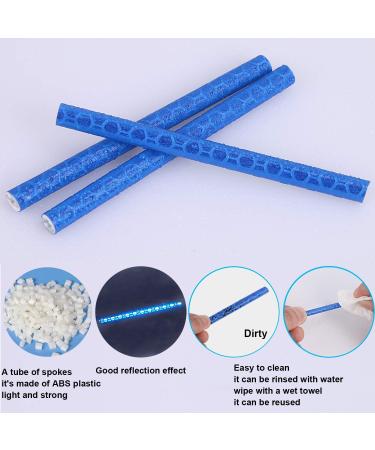 SANNIX 84pcs/7 Sets Bicycle Spoke Skins Wraps - Reflective Wheel Decoration for Kids Road Mountain Bike - Buy Online on SooperMarket.com