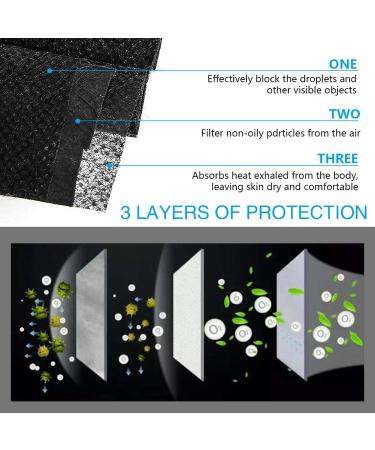 Disposable Face Masks  100 Packs Face Masks Disposable Masks-Black 100pcs - Buy Online on SooperMarket.com