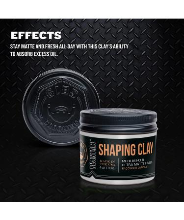 GIBS Shaping Clay Phantom 4oz - Medium Hold, Ultra Matte Finish, Water-Based Styling Clay for Soft and Natural Looks - Buy Online on SooperMarket.com