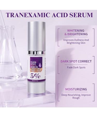 Dark Spot Corrector Serum Niacinamide Serum Brightening Serum Niacinamide+ 5% Tranexamic Acid Hydrating Serum Dark Spot Corrector For Face Age Spot Remover For Face Face Redness Remover - Buy Online on SooperMarket.com